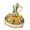 Gold3ngreen, variant on AOOOWER Wine Pourer With Geometric Base And Matching Glasses Embossed Metal Barwares