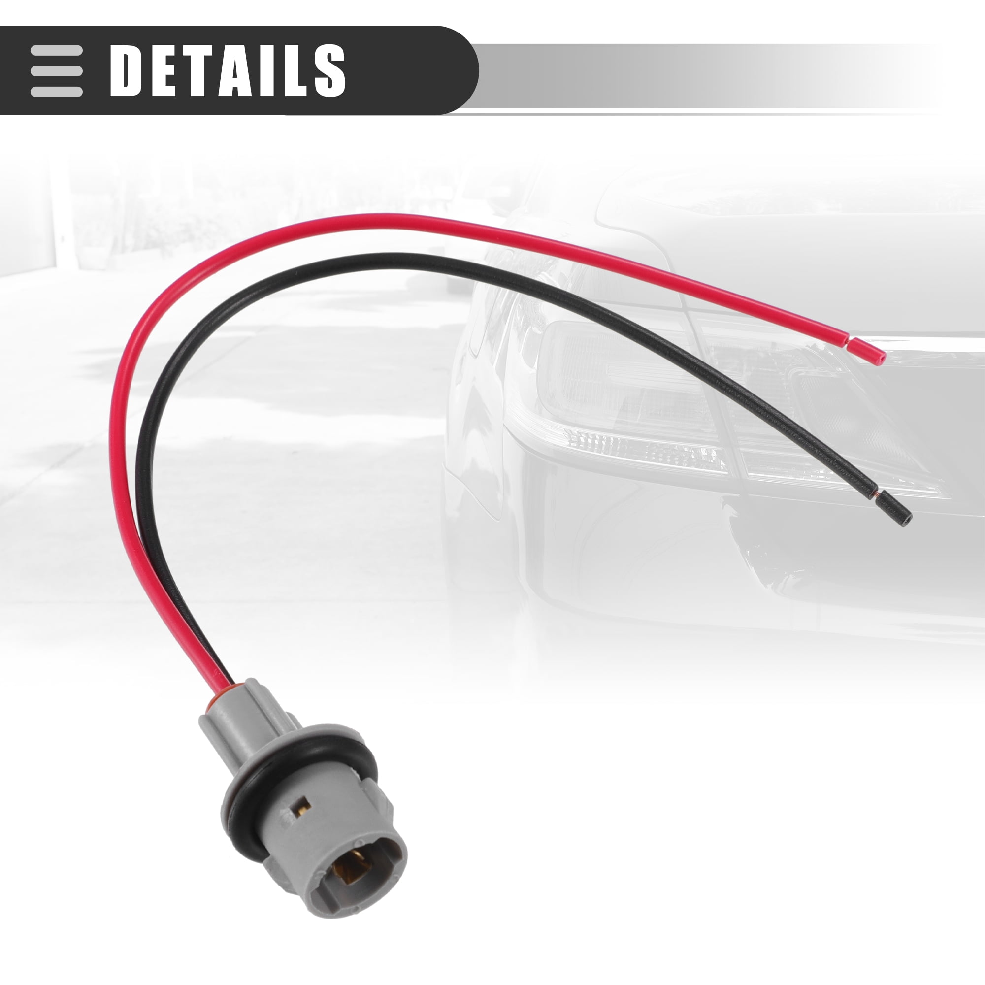 Unique Bargains Marker Lamp Bulb Socket Harness for mercedes C250 2012-2015