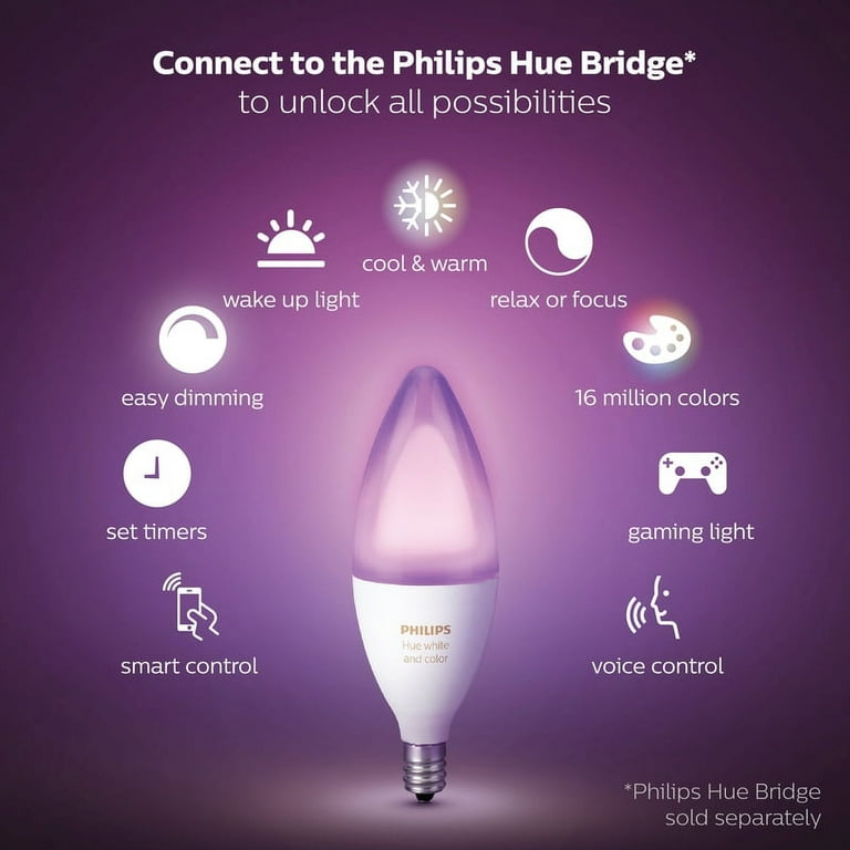 Philips hue e14 • Compare (2 products) see prices »