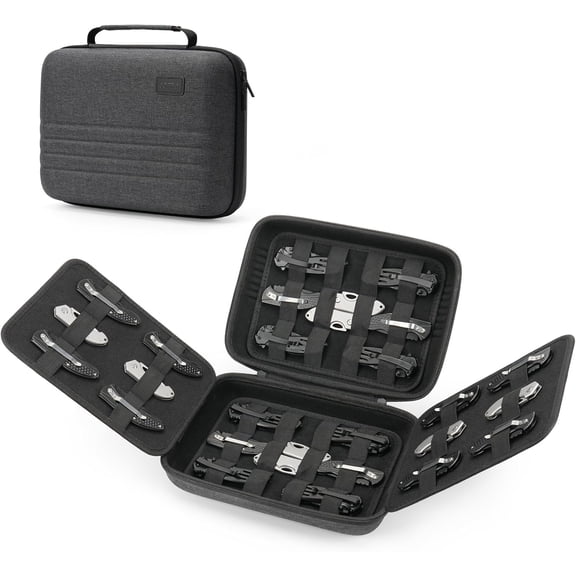 Knife Case for 40  Pocket Knives, Display Collection Case, Folding Knife Holder, Butterfly Knives Storage Organizer, Knife Storage Items$$Home Decor, Kitchen, & Other