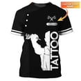 thumbnail image 1 of Camiseta con nombre personalizado para hombre, camisa con estampado 3D, Tops informales Unisex, uniforme de tatuaje clásico, novedad de verano, DW162Adult size S Gao Jinjia LED, 1 of 2