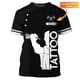 thumbnail image 2 of Camiseta con nombre personalizado para hombre, camisa con estampado 3D, Tops informales Unisex, uniforme de tatuaje clásico, novedad de verano, DW162Adult size 6XL Gao Jinjia LED, 2 of 2