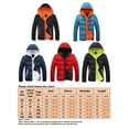 thumbnail image 2 of Innerwin Manteau à Capuche pour Hommes avec Poches Veste d'Hiver Décontractée Chaude Rouge+noir m, 2 of 2