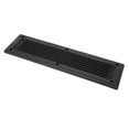 thumbnail image 7 of Louvered Ventilation Grille Air Vent for Shoe Cabinet Kitchen Hardware Accessories, with Mounting Screws Black,11.8x3.15in, 7 of 7