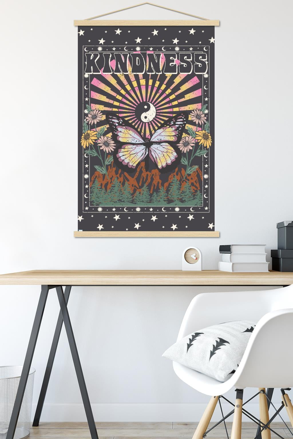 Kindness Wall Poster with Magnetic Frame, 22.375" x 34"
