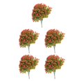 thumbnail image 2 of Matsuzay 10 piezas de plantas artificiales para una apariencia lujosa Flor artificial de bajo mantenimiento rojo 1 Type2 NO2, 2 of 6