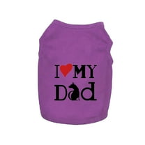 YUEHAO Dog Clothes for Small Dogs, Dog Vest Pet Vest Dog Clothes Pet Clothing Apparel Summer Fashion Pet Supplies for Dogs (Purple, XS)