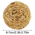 thumbnail image 2 of 2026 New Brass Scrubber for Kitchen Scrub Pots Dishes Wall Tub Cleaner Household Cleaning Kilougeis, 2 of 9