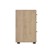 Tvilum Mira 3 Drawer Dresser for Adults, Jackson Hickory