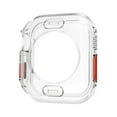 thumbnail image 7 of Rugged Case Compatible with Apple Watch Case Series 9/8/7 45mm Series 6/SE/5/4 44mm, Soft TPU Shockproof Bumper Drop Proof Protective Cover for iWatch 44mm 45mm,Clear, 7 of 7