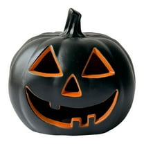 SRUILUO Halloween Light up Jack-O-Lantern, Fall Thanksgiving Pumpkin Light Decorations, Pumpkin Prop with LED Light, Halloween Tabletop Decorations Props for Indoor Outdoor Decor (No Battery)