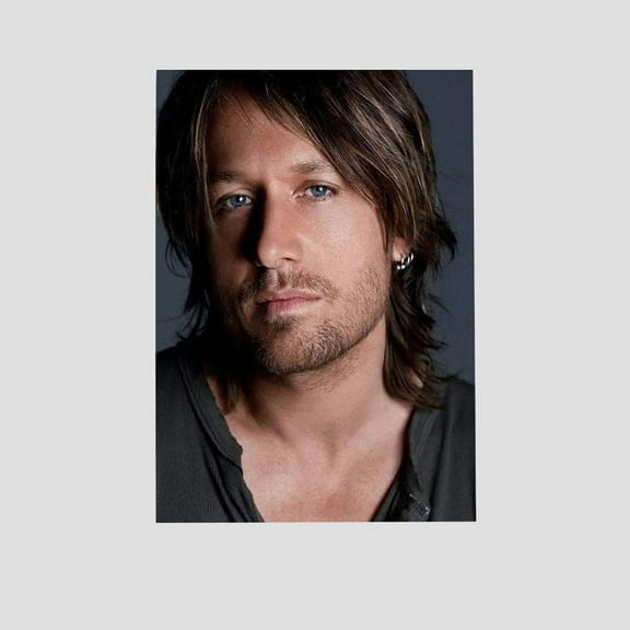 Portrait Country Pop Singer Keith Urban Retro Style - Size 24''x36'' - Postora