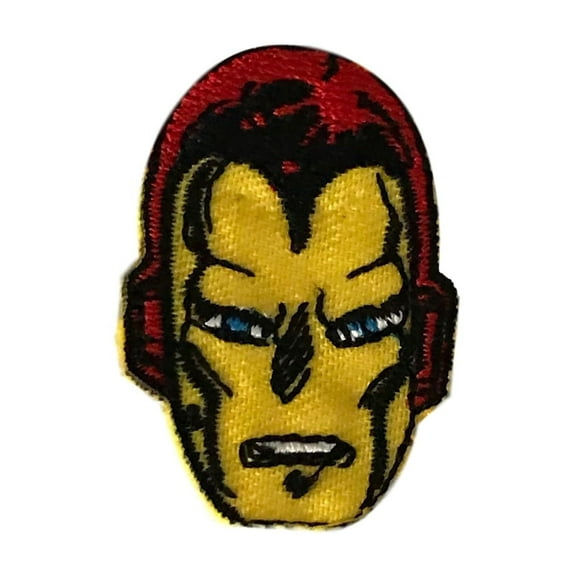 Iron Man Small Helmet Iron On Patch