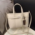 thumbnail image 2 of Trendy casual carrying, fashionable and simple bag feeling, 2025 Spring Korean version single shoulder crossbody bag, new small square hand, 2 of 10