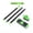 Green, variant on 3 in 1 Weeding Wire Brush Tool Set, Durable Steel Brushes With Ergonomic Handle, Manual Weeder For Patio Driveway Garden Path Use,Orange