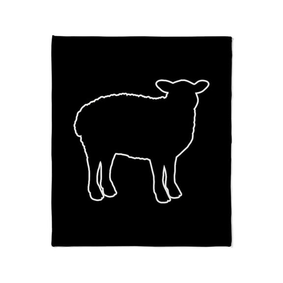 CafePress - Black Sheep Throw Blanket - Soft Fleece Throw Blanket, 50"x60" for All Ages