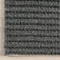 thumbnail image 4 of nuLOOM Dorene Contemporary High-Low Striped Wool Area Rug, 4' x 6', Charcoal, 4 of 9
