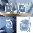 thumbnail image 2 of Desk Fan 3 Speed Camping Table Fan Rechargeable Tent Fan with LED Light, 2 of 21