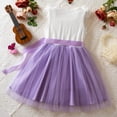 thumbnail image 5 of Girls Purple Party Dress | Sleeveless Tulle Tutu Dress for Wedding Birthday Easter | 3D Flower & Bow Kids Special Occasion Dress,Size 3-4 T, 5 of 9