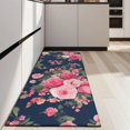 thumbnail image 4 of Pioneer Flower Floral Print Pattern Kitchen Rug Mat,Kitchen Runner Rugs Non Skid Washable,Decorative Kitchen Floor Mats for Kitchen,Sink,Laundry,17"X47", 4 of 5
