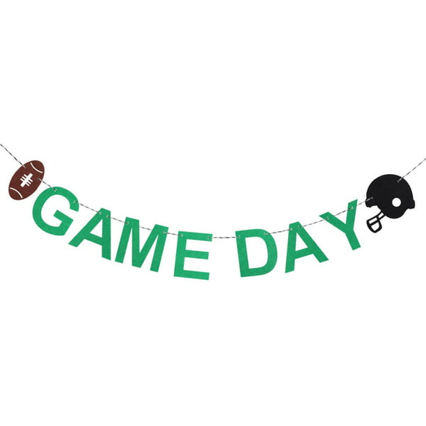 walmart.com | Eastjing Football Party Banners GAME DAY Decorations Rugger Bunting Garland