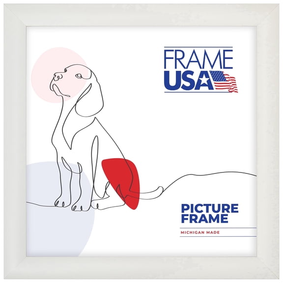 Corporate Rounded White 20x20 Inch Picture Frame