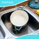 thumbnail image 5 of Olla de hierro fundido con tapa – Cacerola esmaltada antiadherente apta para horno, apta hasta 260 °C – Resistente olla holandesa – Azul, 5 cuartos, 24 cm – de Nuovva, 5 of 5