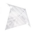 thumbnail image 1 of Regla de costura ANGGREK Reutilizable Transparente 60 y 120 grados, 1 of 8