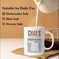 thumbnail image 5 of Chaos Coordinator Coffee Mug, Chaos Coordinator Gifts for Women Her, Appreciation Gifts for Coworker Teacher Nurse Work Bestie, Chaos Coordinator Mug, 11 Oz Ceramic Cup, 5 of 6