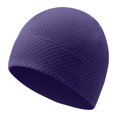 thumbnail image 2 of Under$5 Skull Cap Unisex Honeycomb Fleece Lined Thermal Beanie Hat Windproof Stretchy Skull Cap Warm Winter Outdoor Sports Headwear Cycling Gsakboxl, 2 of 4