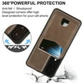 thumbnail image 6 of Compatible with Magsafe 2 in 1 Detachable for Samsung Galaxy S25 Edge Wallet Case with Card Holder Women Men, Magnetic PU Leather RFID Blocking Flip Kickstand Credit Slots,for S25 Edge, Coffee, 6 of 11