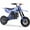 Blue, variant on MotoTec Villain 52cc 2-Stroke Kids Gas Dirt Bike Blue