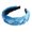 Blue, variant on Aocisk Fashion Headband for Hair Accessories - Textured Braided Soft Wide Design Versatile Hair Fashion for All Seasons for Decoration and Securing Hair Black1 One Size