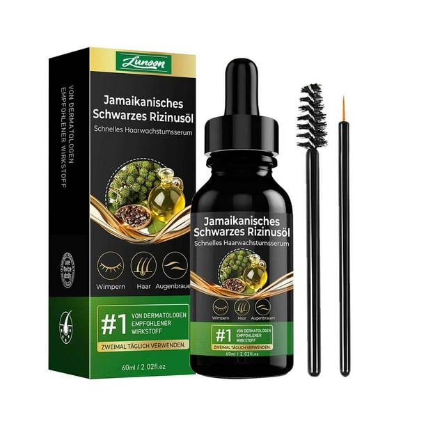 Aceite de ricino Esencial para mascarillas, pestañas y cejas, aceite capilar, aceite corporal, aceite de masaje hidratante para aromaterapia, 60 ml.