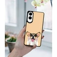 thumbnail image 5 of WIRESTER Shockproof Soft Rubber Cover Case for Samsung Galaxy S25 Edge 6.7 inch 2025, Black Tan Pembroke Welsh Corgi Dog On Sunset Background, 5 of 5