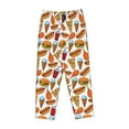 thumbnail image 4 of Xecao Hot Dog Burger Women's Straight Lounge Pajama Pants: The Epitome of Relaxed Sleepwear, 4 of 9