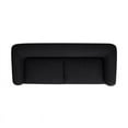 thumbnail image 2 of Jennifer Taylor Home Alpine 90.5" Modern Scandinavian Boucle Minimalist Round Arm Sherpa Sofa, Ebony Black, 2 of 7