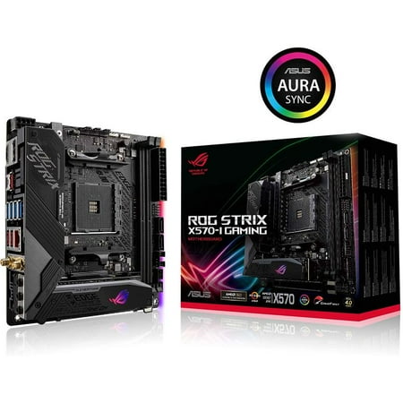 Asus Rog Strix X570 I Gaming X570 Mini Itx Gaming Motherboard Amd Am4 Ryzen3000 With Pcie 4 0 On Board Wifi 6 Walmart Canada