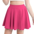 thumbnail image 2 of SILVERCELL 3-16Y Teens Girls Casual Mini Skirts with Liner, Kids Athletic Solid Culottes Pleated Skater Skirt Skorts, 2 of 9