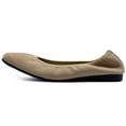 thumbnail image 2 of Ollio Women's Shoes Faux Suede Slip On Comfort Elasticated Square Toe Ballet Flat SF178, 2 of 6