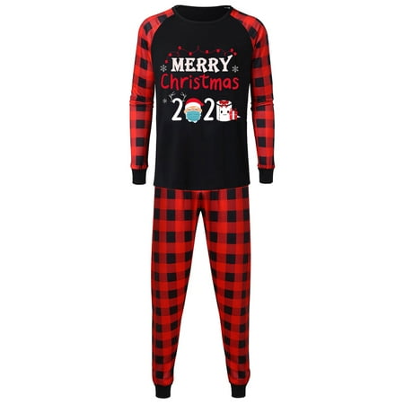 

Lisenrain Christmas Matching Family Pajamas Set Xmas Holiday Sleepwear