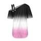 thumbnail image 4 of Tops de Ajuste Suelto para las Mujeres Moda Impresa Doble Suspensión Manga Corta Top Suelto, Blusa Casual Ligera, 4 of 5