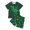 Z3 Dark Green, variant on Toddler Boy Kids Summer Short Sleeve Dinosaur T Shirts Tops Shorts Outfits Clothes Set 2 To 7 Years Clothing Sets,Size 2 Years