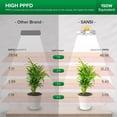 thumbnail image 4 of Lámpara LED para plantas SANSI Puck de 10 W, espectro completo con temporizador, 4, 8, 12 horas, 4 of 8