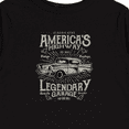 thumbnail image 4 of Inktastic America's  Highway Classic Car Boys Long Sleeve Toddler T-Shirt, 4 of 5