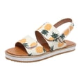 thumbnail image 2 of Sandalias boca de pescado Sandalias planas para mujer Sandalias de playa Wmkox8yii  nm4003, 2 of 6