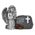 thumbnail image 1 of koolsoo Solar Praying Angel Garden Statue Craft with Light for Courtyard Garden Lawn Silver, 1 of 9