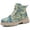 Blue, variant on Womens Steel Toe Work Shoes, Lightweight Breathable Canvas Safety Shoes, Puncture Proof Non Slip High Top Protective Work Boots for Warehouse Factory Construction Gardening Casual Outdoor