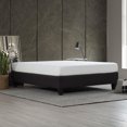 thumbnail image 4 of Carter Dark Grey Upholstered Platform Bed Frame, King, 4 of 7