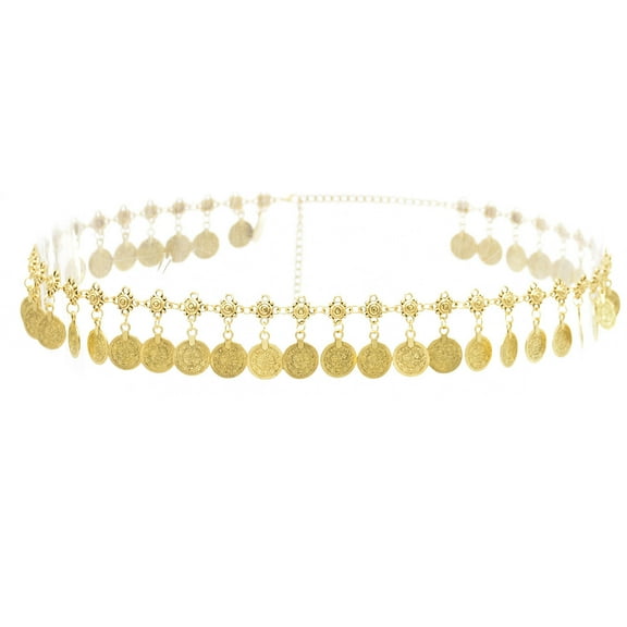 lanema Coin Belly Chain Dance Dress Belt Indian Waist Chain Belt Body Chain Gold Silver